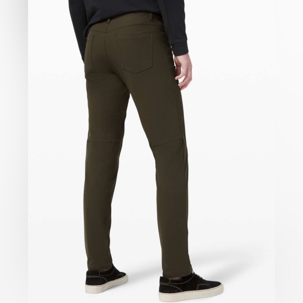 Lululemon ABC Classic Fit Five Pocket Warpstreme Chinos Dress Pants 33x32 - Picture 2 of 12